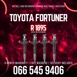 Toyota Fortuner Diesel Injectors For Sale On Exchange With Warranty