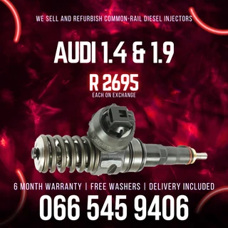 Audi 1.4 &amp; 1.9 Diesel Injectors For Sale On Exchange With Warranty