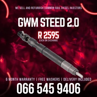 Gwm Steed 2.0 Diesel Injectors For Sale On Exchange With Warranty