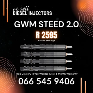Gwm Steed 2.0 Diesel Injectors For Sale On Exchange With Warranty