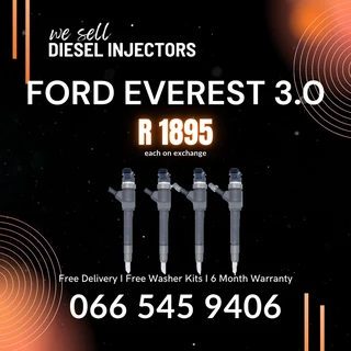 Ford Everest Diesel Injectors For Sale On Exchange With Warranty