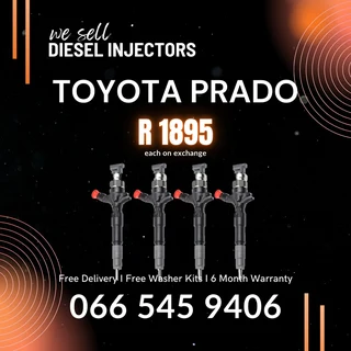 Toyota Prado Diesel Injectors For Sale On Exchange With Warranty