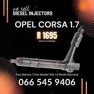 Opel Corsa Diesel Injectors For Sale On Exchange With Warranty