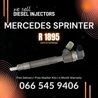 MERCEDES BENZ SPRINTER DIESEL INJECTORS FOR SALE ON EXCHANGE WITH WARRANTY