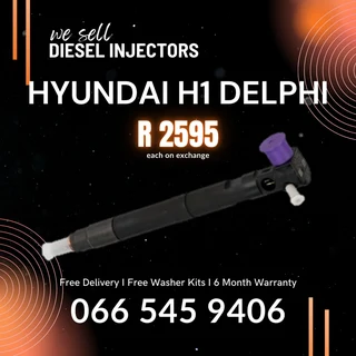 Hyundai H1 Delphi Diesel Injectors For Sale On Exchange With Warranty