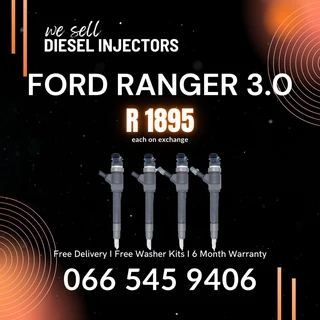 Ford Ranger 3.0 Tdci Diesel Injectors For Sale On Exchange With Warranty