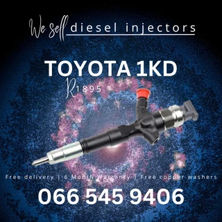 Toyota 1kd Diesel Injectors For Sale On Exchange With Warranty
