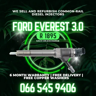 Ford Everest 3.0 Diesel Injectors For Sale On Exchange With Warranty