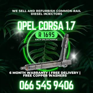 Opel Corsa 1.7 Diesel Injectors For Sale On Exchange With Warranty