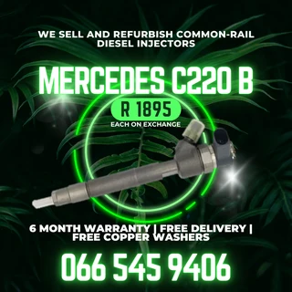 Mercedes Benz C220 Bosch Diesel Injectors For Sale On Exchange With Warranty