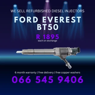 Ford Everest B50 Diesel Injectors For Sale On Exchange With Warranty