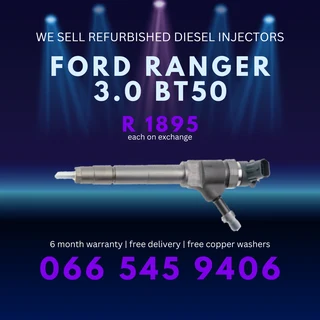 Ford Ranger 3.0 Tdci Diesel Injectors For Sale On Exchange With Warranty