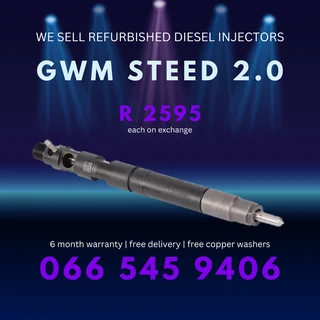 Gwm Steed 2.0 Diesel Injectors For Sale On Exchange With Warranty