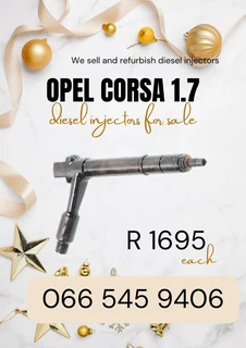 Opel Corsa 1.7 Diesel Injector Refurbishment With 6 Month Warranty