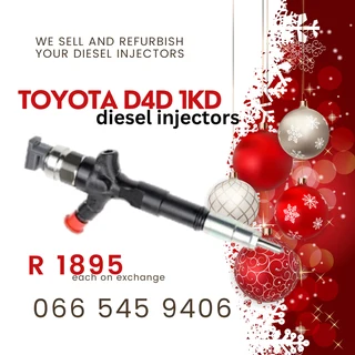 Toyota D4d 1kd Diesel Injector Refurbishment With 6 Month Warranty