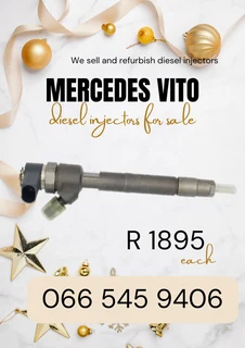 Mercedes Benz Vito Diesel Injector Refurbsihment With 6 Month Warranty