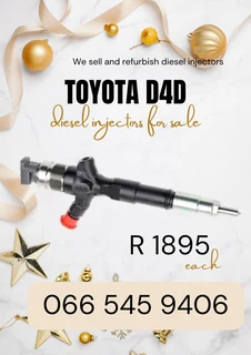 Toyota D4d Diesel Injector Refurbishment With 6 Month Warranty