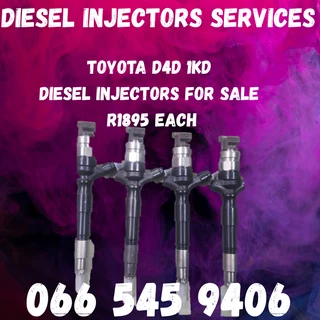 Toyota D4d 1kd Diesel Injectors For Sale On Exchange With Warranty