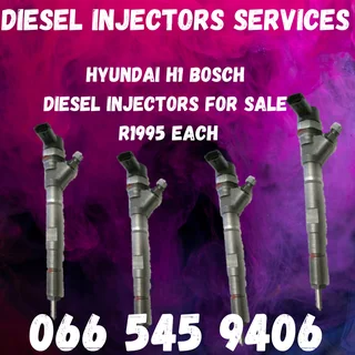 Hyundai H1 Bosch Diesel Injectors For Sale On Exchange With Warranty