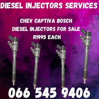 Chev Captiva Bosch Diesel Injectors For Sale On Exchange With Warranty