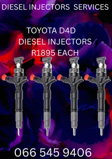 Toyota D4d Diesel Injectors For Sale On Exchange With Warranty