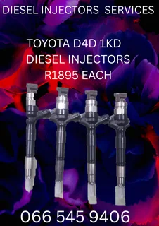 Toyota D4d 1kd Diesel Injectors For Sale On Exchange With Warranty