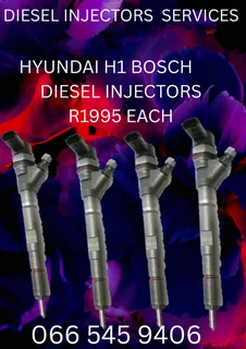 Hyundai H1 Bosch Diesel Injectors For Sale On Exchange With Warranty