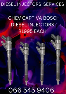 Chev Captiva Bosch Diesel Injectors For Sale On Exchange With Warranty