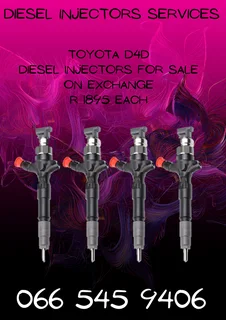 Toyota D4d Diesel Injectors For Sale On Exchange With Warranty