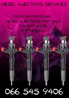 Toyota Fortuner  Diesel Injectors For Sale On Exchange With Warranty