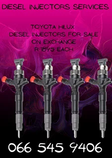 Toyota Hilux Diesel Injectors For Sale On Exchange With Warranty