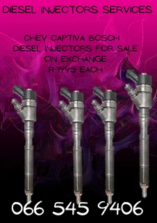 Chev Captiva Bosch Diesel Injectors For Sale On Exchange With Warranty