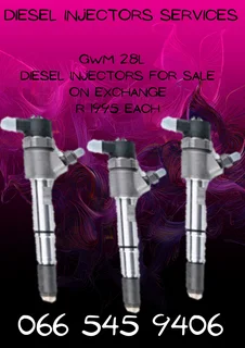 Gwm 2.8 Diesel Injectors For Sale On Exchange With Warranty