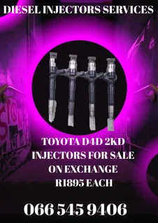 Toyota D4d 2kd Diesel Injectors For Sale On Exchange Or To Recon