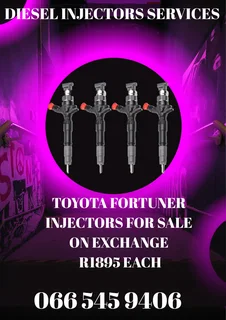 Toyota Fortuner Diesel Injectors For Sale On Exchange With Copper Washers