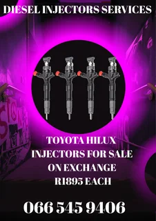 Toyota Hilux Diesel Injectors For Sale On Exchange With Warranty