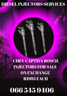 Chev Captiva Bosch Diesel Injectors For Sale On Exchange Or To Recon
