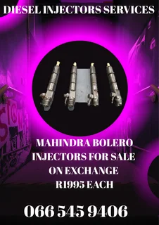 Mahindra Bolero Diesel Injectors For Sale On Exchange Or To Recon With Warranty
