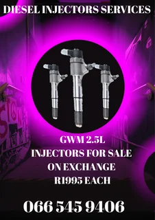 Gwm 2.5 Diesel Injectors For Sale On Exchange With Warranty