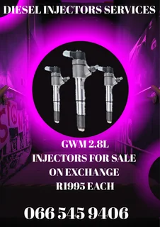 Gwm 2.8 Diesel Injectors For Sale On Exchange With Warranty Or To Recon