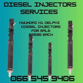 Hyundai H1 Delphi Diesel Injectors For Sale On Exchange With Warranty And Copper Washers