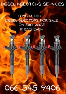 Toyota D4d Diesel Injectors For Sale On Exchange