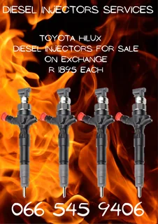 Toyota Hilux Diesel Injectors For Sale On Exchange With Warranty