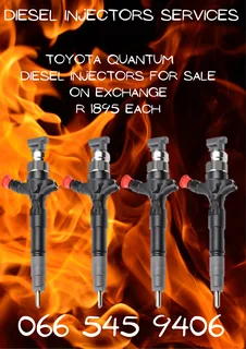 Toyota Quantum Diesel Injectors For Sale On Exchange Or Recon