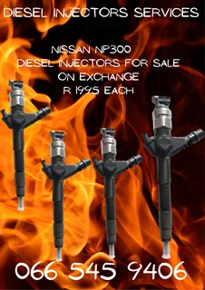 Nissan Np300 Diesel Injectors For Sale On Exchange With Warranty