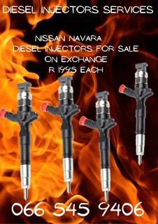 Nissan Navara Diesel Injectors For Sale On Exchange With Copper Washers