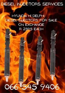 Hyundai H1 Delphi Diesel Injectors For Sale On Exchange Or To Recon