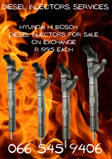 Hyundai H1 Bosch Diesel Injectors For Sale On Exchange Or To Recon Your Own