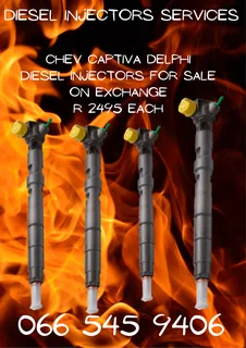 Chev Captiva Delphi Diesel Injectors For Sale On Exchange With Warranty