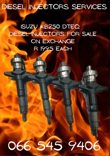 Isuzu Kb250 Dteq Diesel Injectors For Sale On Exchange With Warranty
